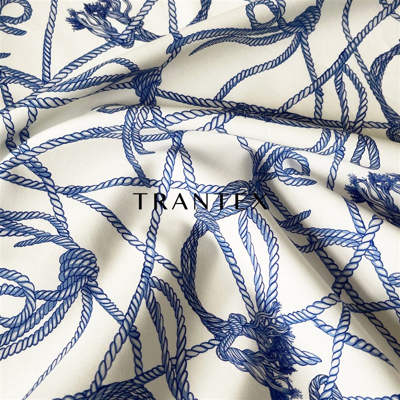 100支长绒f棉简约大气条纹印花全棉纯棉手工DIY服装连衣裙布料麻