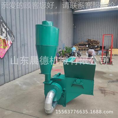 玉米秸秆料粉NMN糠大机 自喂粉碎产量沙克龙除尘动粉草机