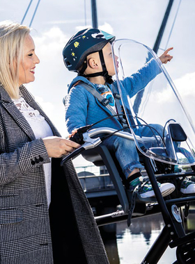 进口polisport BUBBLY MINI山地车折叠自行车儿童安全快拆前座椅