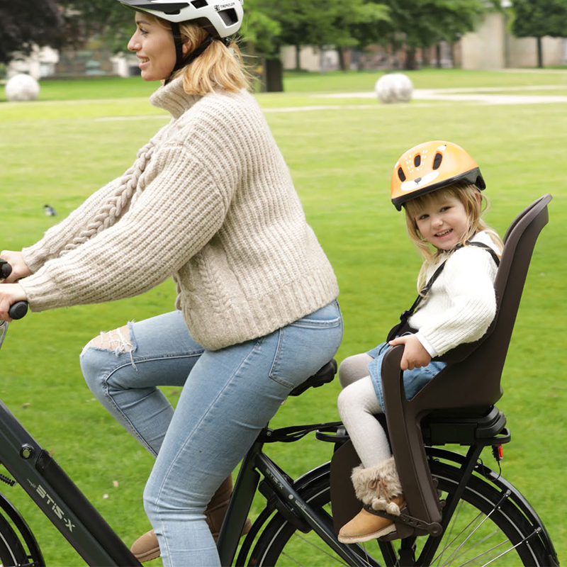 进口自行山地车快拆后置儿童座椅