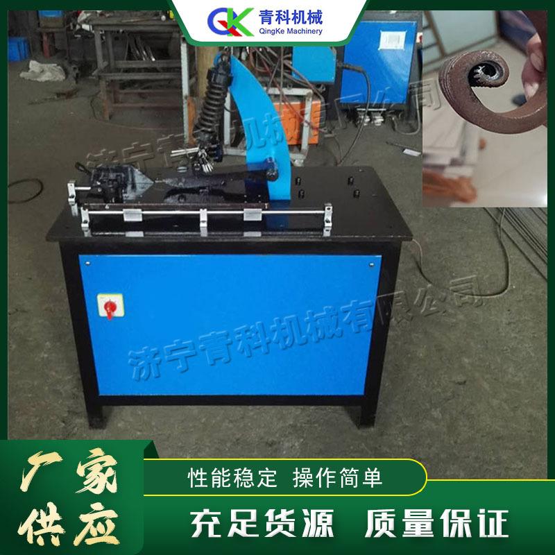 电动金属搓卷机 半自动管材搓卷弯花机 小型台式自动滚卷设备