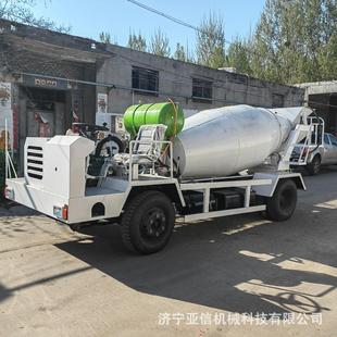 2立方四不像混凝土运输罐车 小型罐车 自制四轮搅拌车现货