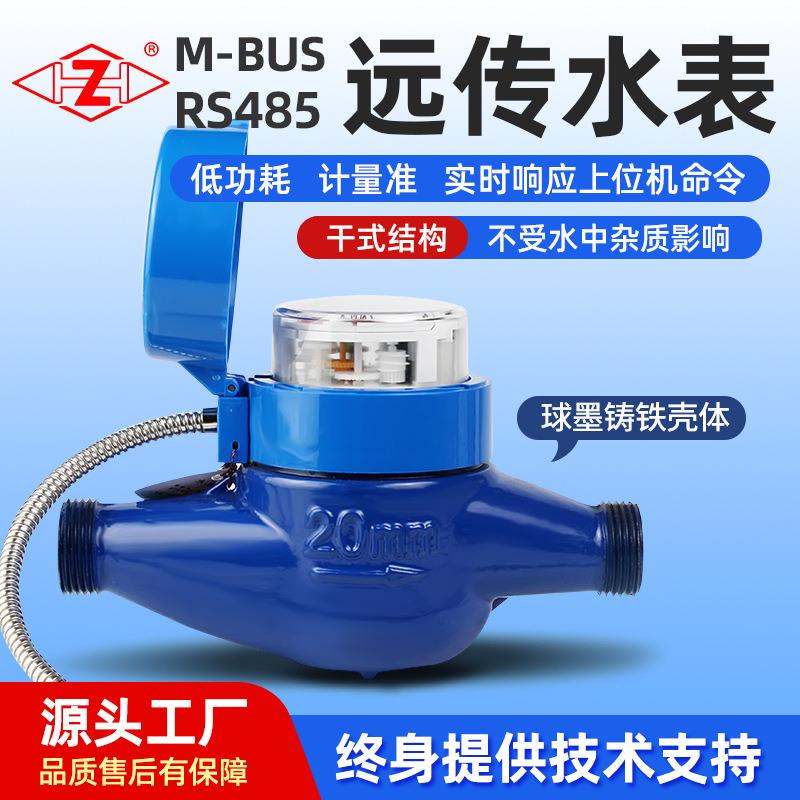 口径有线光电直读阀RS控485/m-bus接口odbusm协大议 智能远传水表