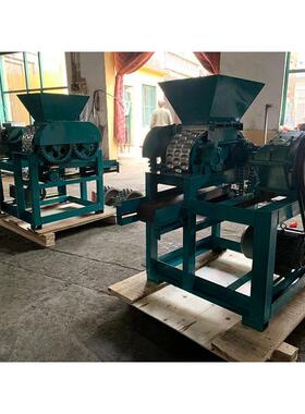 金属矿粉制球 造块设备js0045煤.5KW矿粉对辊压 球机移动式鹅卵球