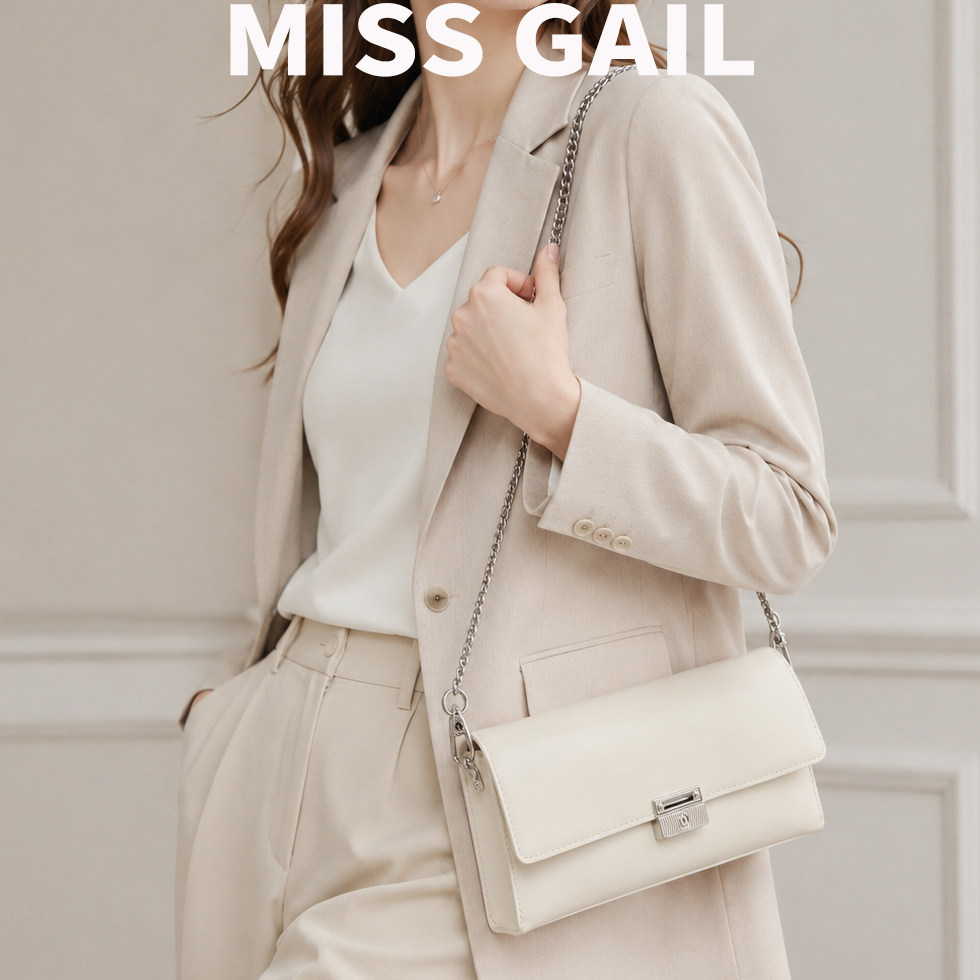 MissGail香港潮流小方包女生休闲日常单肩斜挎游玩通勤包小众设计