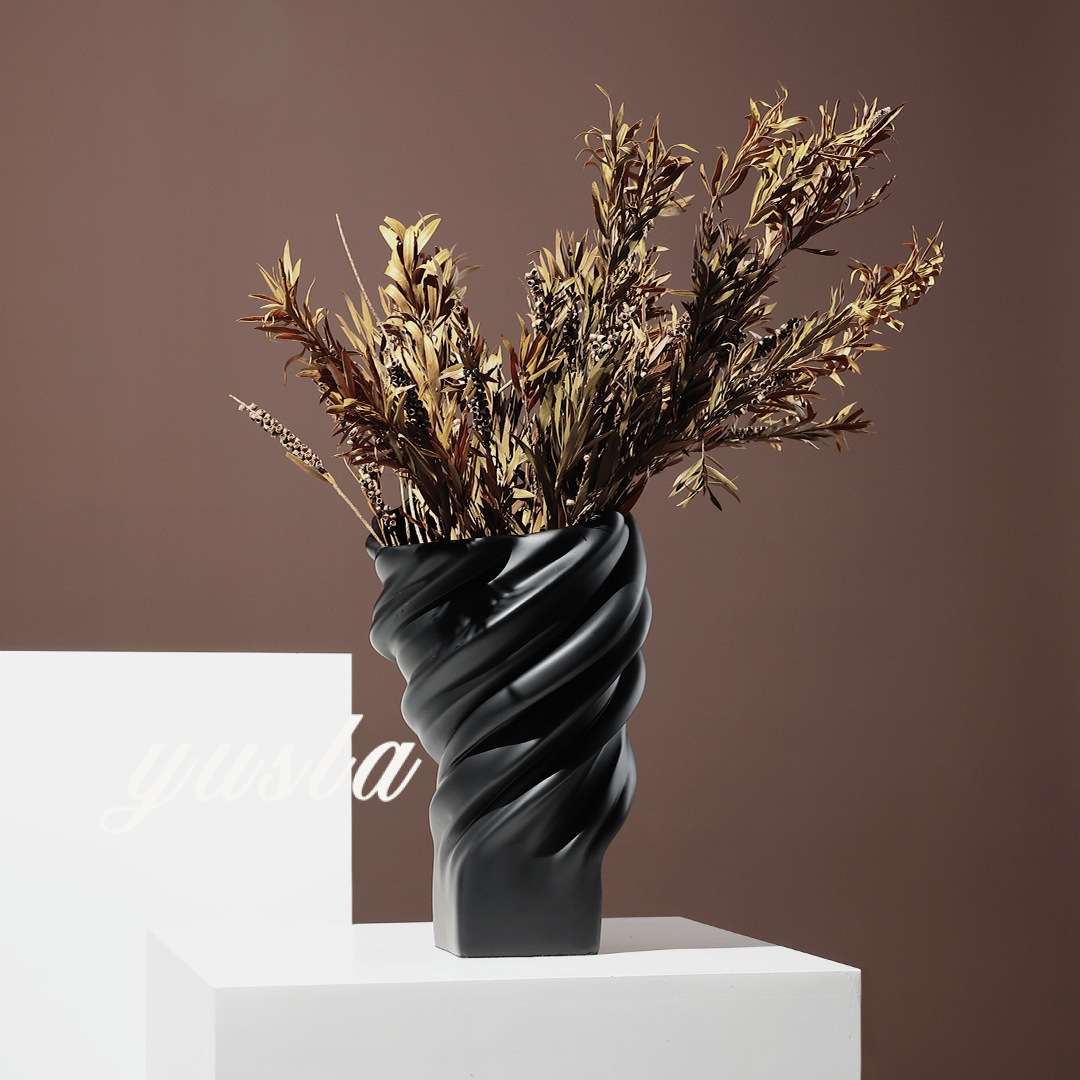 现代简约插干花瓶花器摆件样板间别墅客厅茶几餐厅吧台柜软装饰品