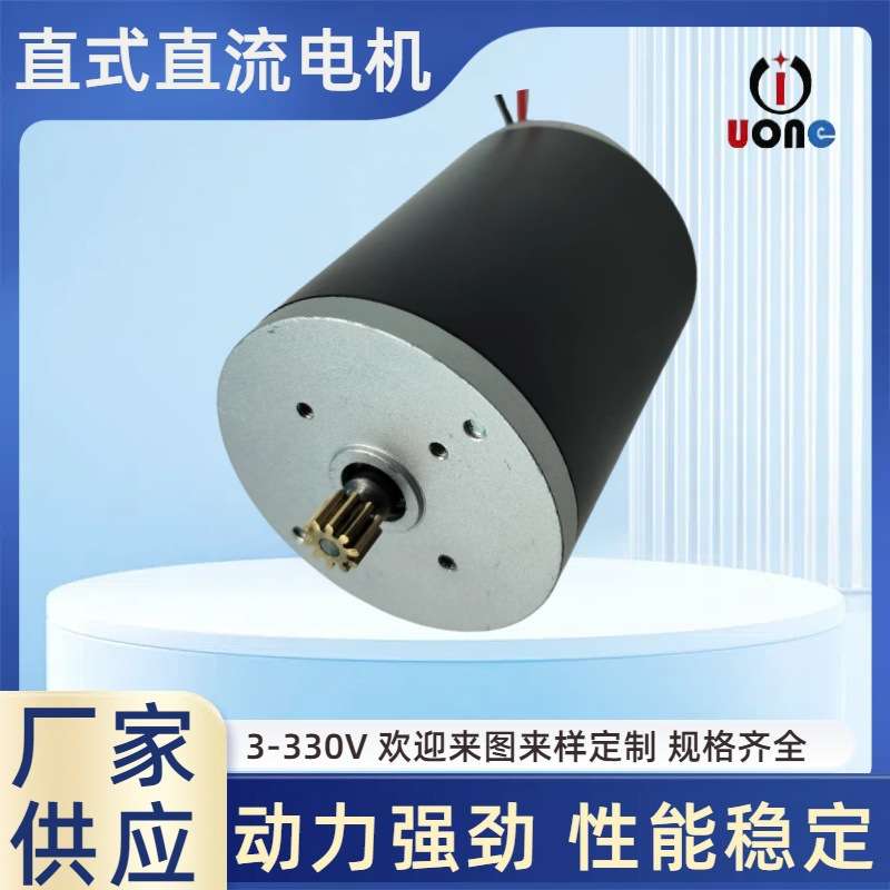 厂家供应直流电机12V24V48V220V推杆直式钢管马达蜗轮蜗杆大功率