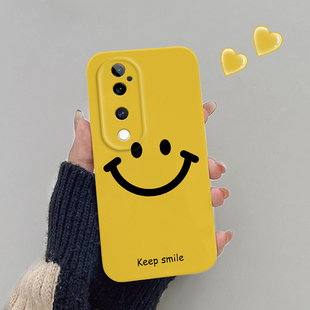 简约黄色笑脸新款适用vivos20手机壳S20Pro潮S19Pro菲林硬壳vivos18/s18Pro男女vivos17/s17e保护S16/S16Pro