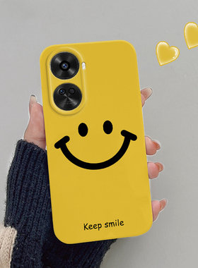 简约黄色笑脸新款适用华为nova11手机壳华为nova11pro菲林硬壳nova10/10pro男女网红nova9se保护套nova8pro潮