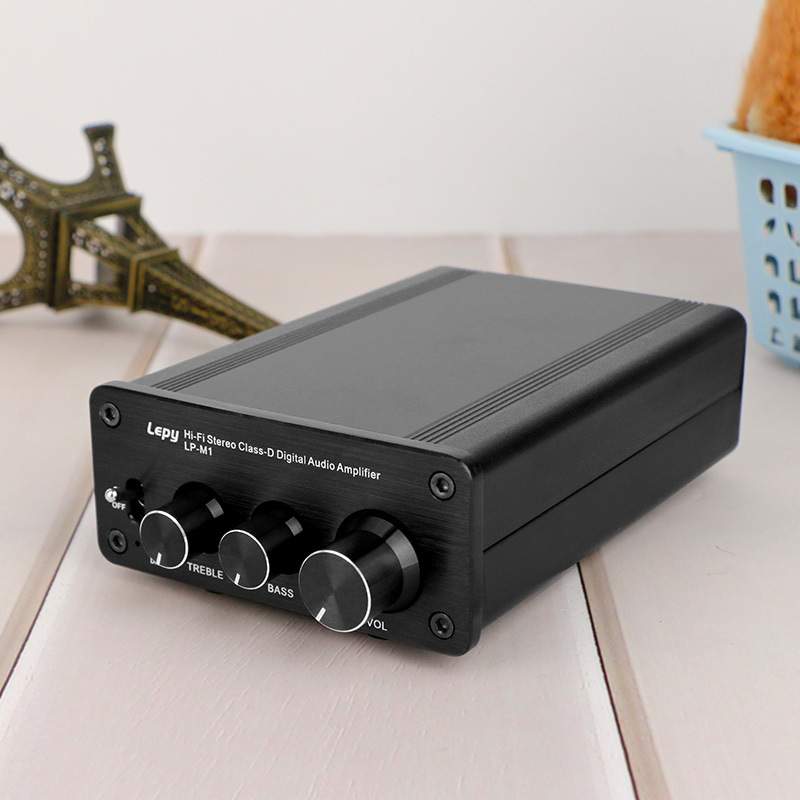 lepy M1大功率数字功放机HiFi 出口功放机50W*2家用发烧类功放机
