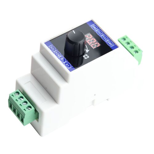 卡导轨式0/4-20mA电流讯号产生器RS485模拟量阀门变频调速Q01H09B