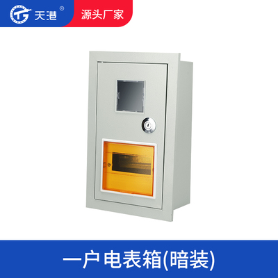 电表箱盒1户明装室外PZ40单相配电箱防水DZ47导轨家用单户户外C45