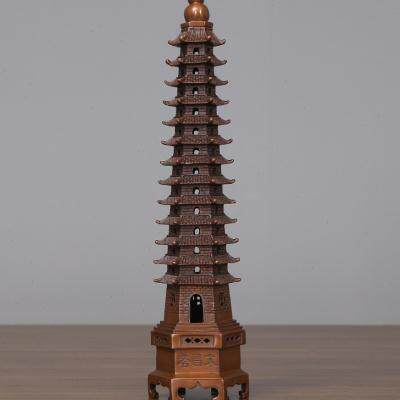【九层/十三层文昌塔】紫铜文昌塔摆件家居工艺