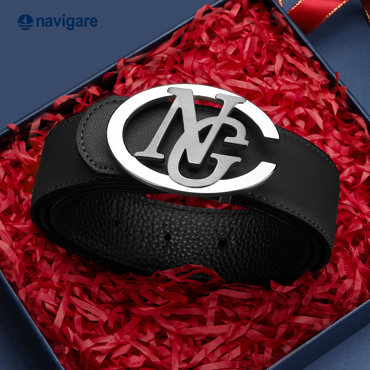 纳维凯尔意大利小帆船男士腰带