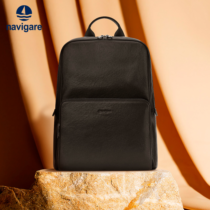 意大利小帆船真皮双肩包