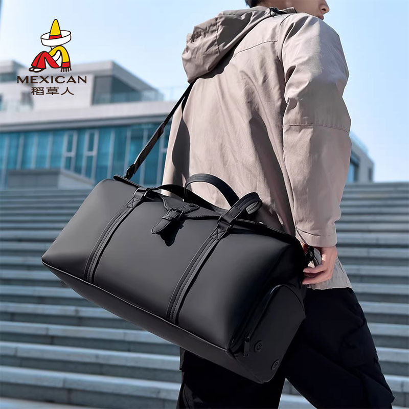 稻草人单肩斜挎潮流新款男士旅行包容量行李包出差包手提包旅行袋
