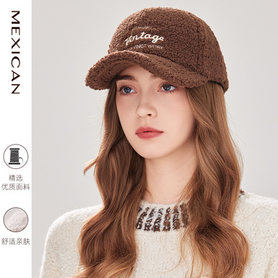 稻草人时尚新款加厚保暖棒球帽