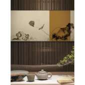 中式 饰画办公室酒店室卧新室WUD横幅国画禅挂画客厅沙 意茶书房装