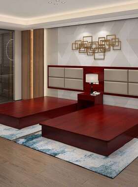 Tal酒店家具标套宾馆床床现做公寓客房箱酒店民宿出VMD间全租房单