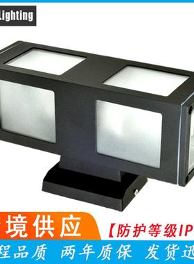 户道外壁灯光控感应款双GP-G107头约室防水入户简楼墙外灯庭院方