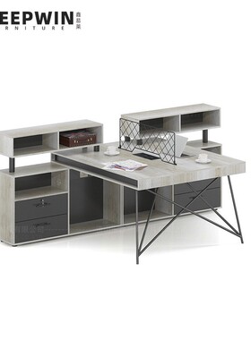 职VGJ员办桌简约现代卡座24/公人位创6意员工办公子室桌椅组合桌