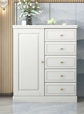 物实木IFW斗2柜卧室纳收柜五斗柜客厅多功能储柜新中式抽屉柜026