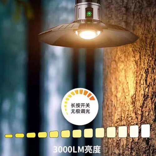 多功强光磁吸手电筒带挂钩可电定焦无极yc-991充调光户外携式便露