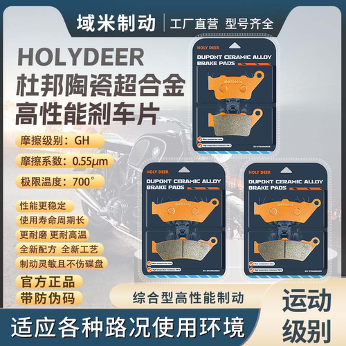 无极DS900X刹车片耐磨耐高温