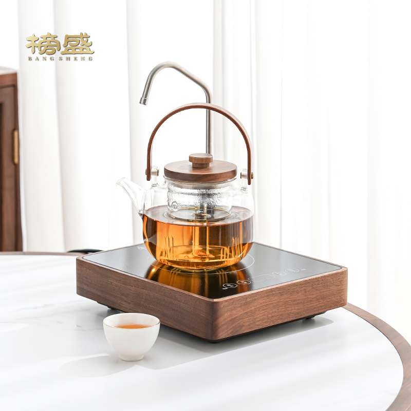 8m9煮茶器全自动一体式上水小型电陶炉烧水壶耐热玻璃煮茶壶