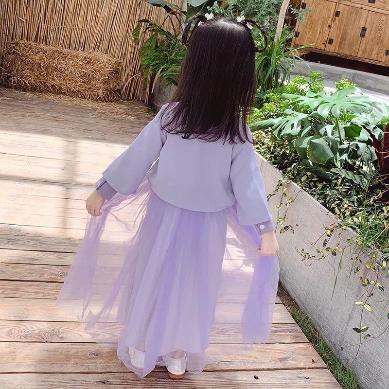 汉服儿童女春秋款女童汉服春秋z国风儿童秋季套装两件套新中式穿