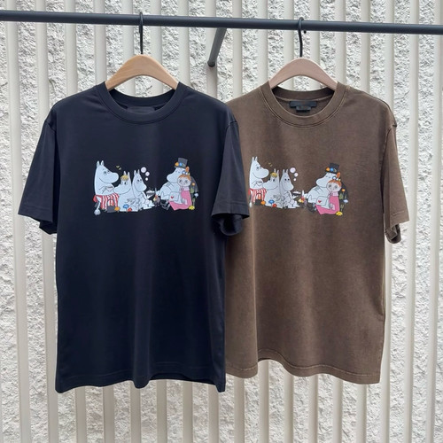【姆明联名】正品短袖T恤2026夏新品阿苏特染长绒棉MBF2TEE045