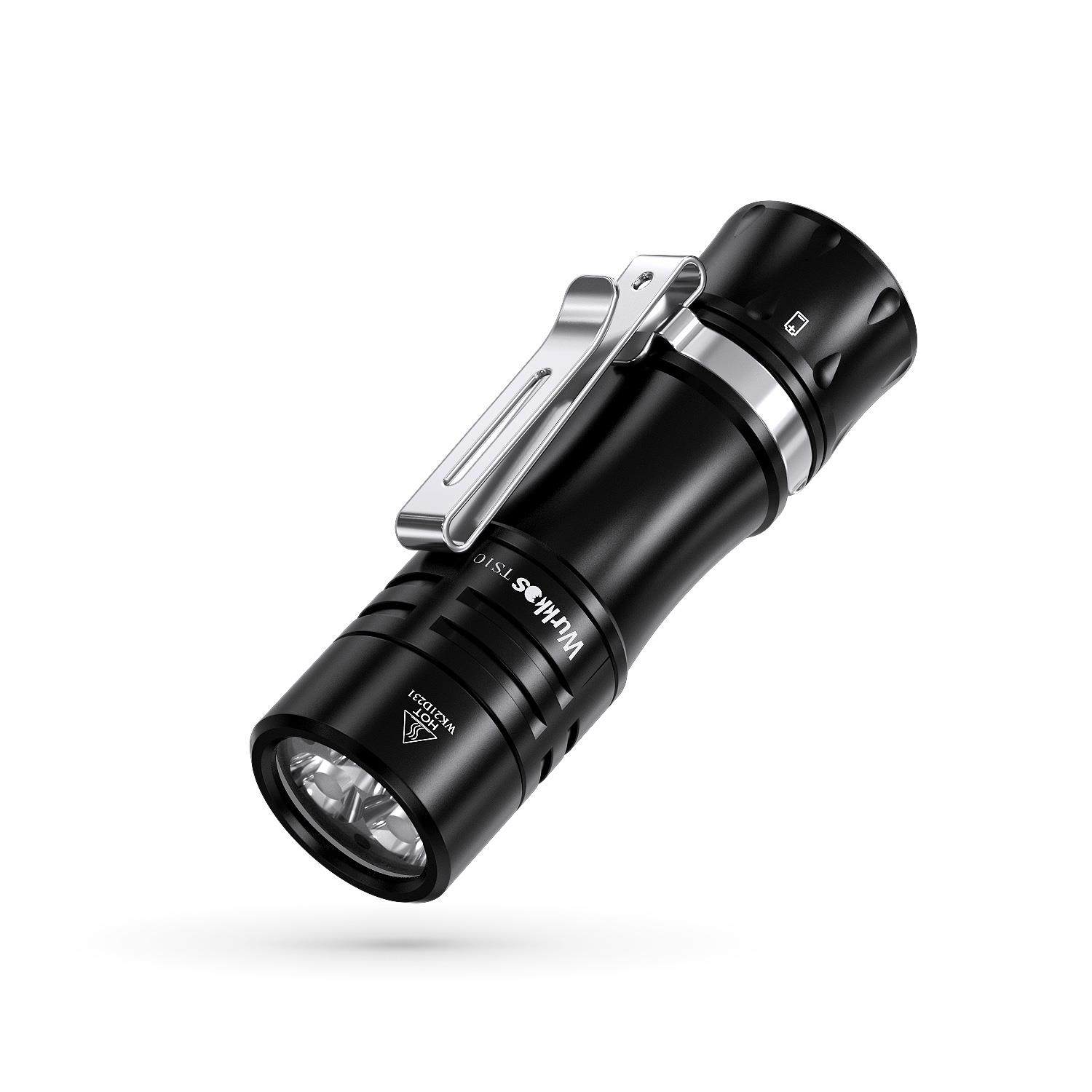 索菲恩TS10 V2.0迷你手电筒1400lm14500安德鲁 尾按双筒身 氛围灯