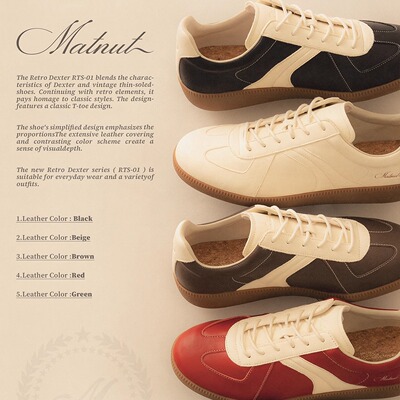 复古德训鞋牛皮休闲通勤