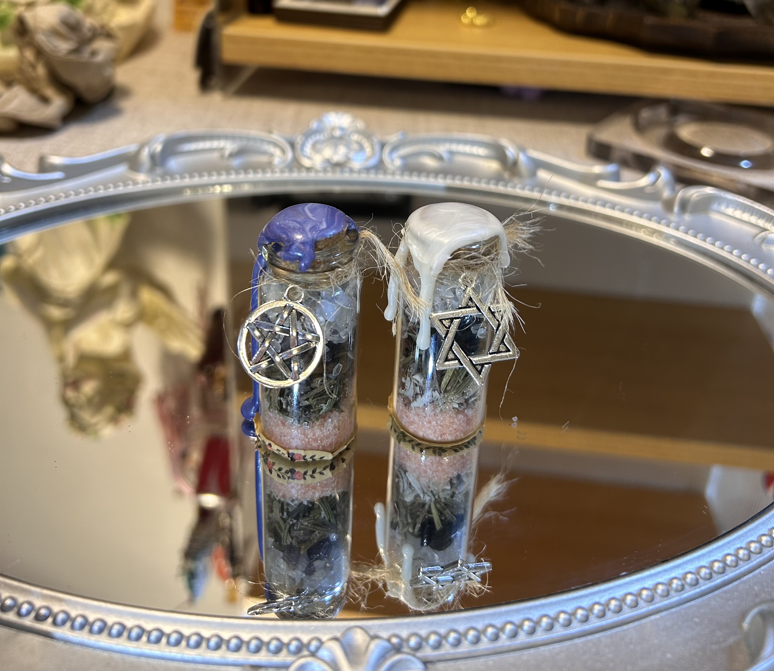 天然水晶许愿瓶原39.9r新年福利特价10.9满68元包邮单拍不发