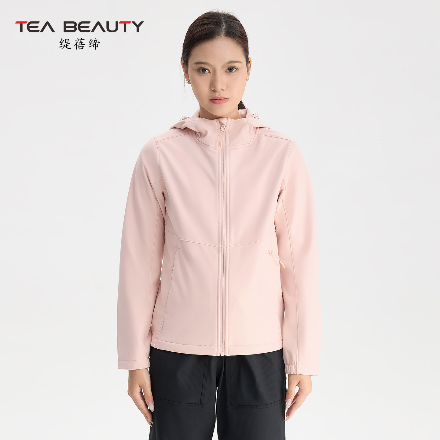 Tea Beauty缇蓓缔高级感连帽软壳风衣百搭瑜伽外套运动连帽开衫女,女装/女士精品,短外套,淘宝优惠券,粉丝福利购,淘宝优惠卷