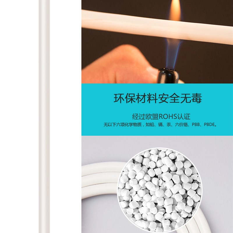 大功能不带开关防火防水款插座插排 创意二芯电源延长线 两脚插头