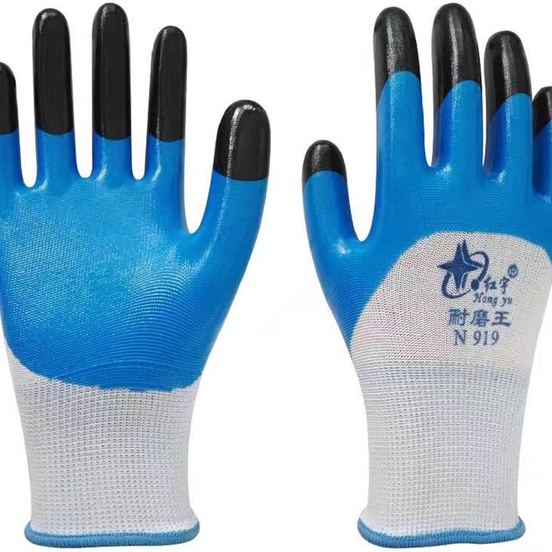 星宇劳保手套N513耐磨专家防滑耐磨丁腈劳动耐油耐酸碱防护手套