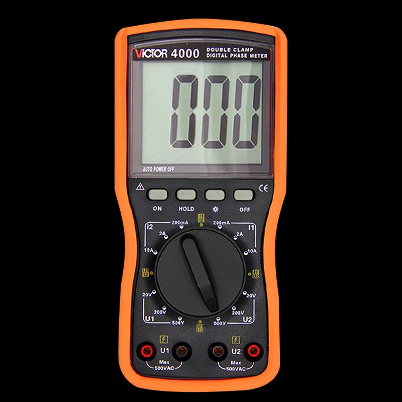 VC4000M/VC4100三钳相位伏安表三相相序检测仪相位表VC4300VC4500
