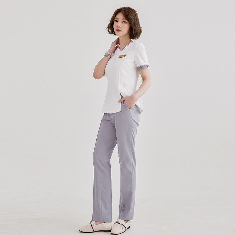 美容服工作服母婴护理师工服套装皮肤管理医美制服短款短袖护士服