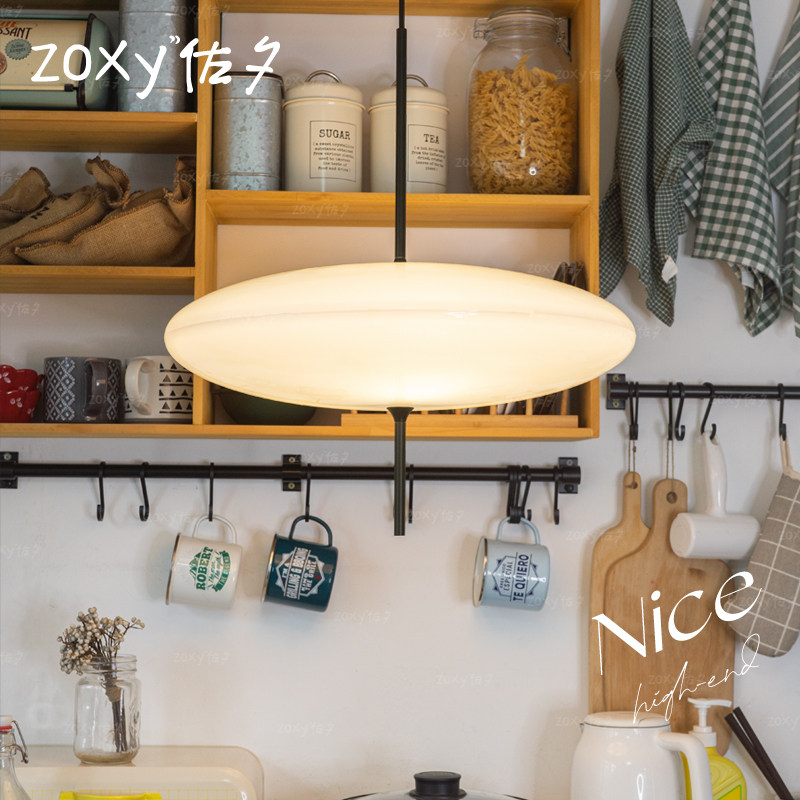 zoxy佐夕 侘寂风餐厅吊灯Astep中古餐桌设计师灯极简复古卧室灯具