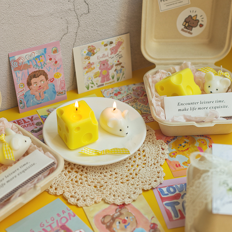 奶酪陷阱*手工芝士香薰蜡烛香氛礼盒生日礼物毕业少女心伴手礼