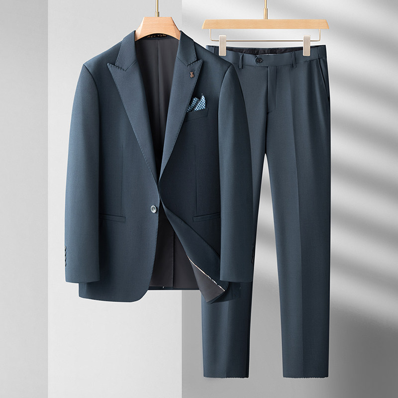 280斤可穿轻奢商务大码男装正装便西服外套加肥加大宽松休闲西装