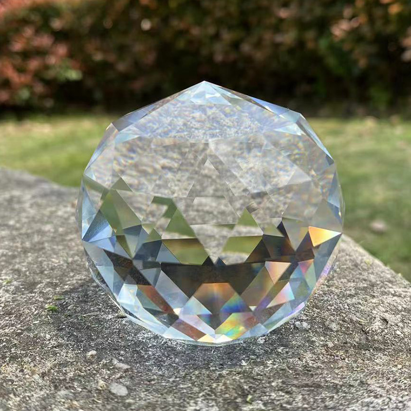 切面水晶球多面球美甲珠宝柜台