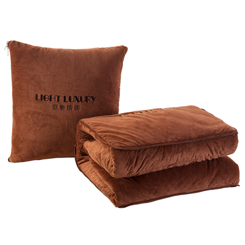 抱枕被子两用靠垫被沙发办公室折叠午休靠枕头被汽车多功能空调毯