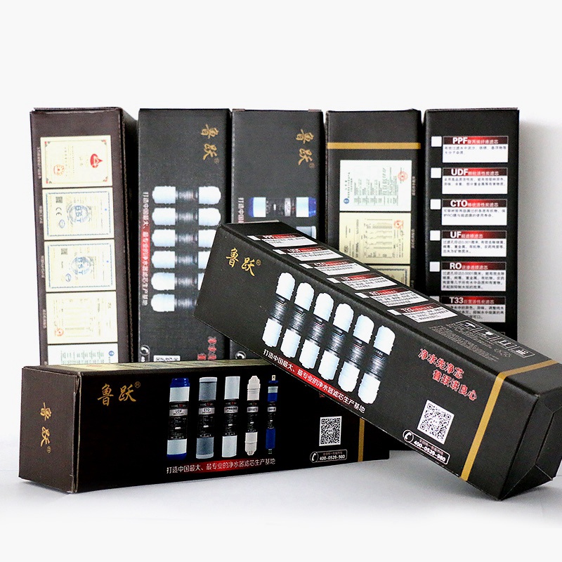 鲁跃10寸CTO椰壳活性炭 烧结压缩活性炭过滤芯家用净水器纯水机