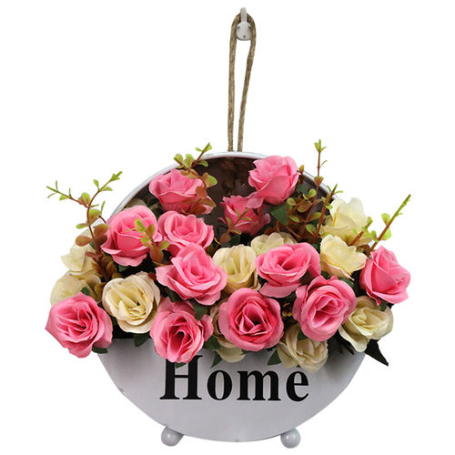 新年春节 室内房间墙面装饰挂花餐厅店铺墙壁创意挂件客厅挂花篮