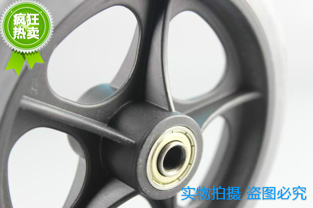 鱼跃轮椅配件6寸通用前轮H030CH031H032CH053C056062等型号单个价