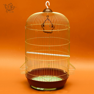 欧式豪华大号鹩八哥鹦鹉笼玄凤牡丹虎皮文鸟鸟笼子繁殖笼金属装饰