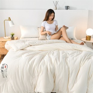 a类原棉大豆蛋白纤维被春秋冬被儿童被芯抗菌被子单双人四季 通用