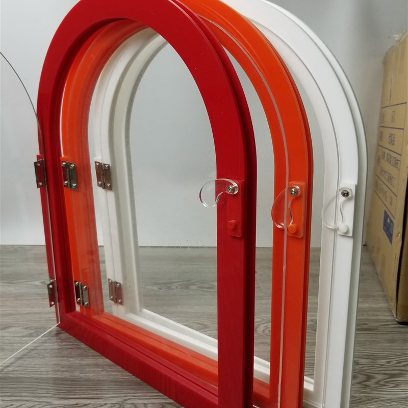 熟食店窗口推拉门售卖交易窗口饭店传菜口亚克力卤菜玻璃门洞窗口